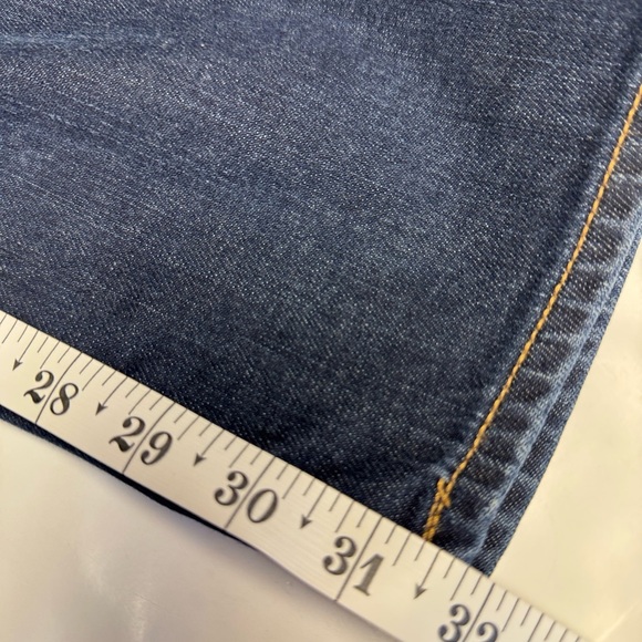 7 For All Mankind Blue Straight Men's Jeans - Picture 8 of 8